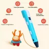 iLike 3D-Stift mit LCD-Display | Ultimativer mehrfarbiger 3D-Druckstift Blau