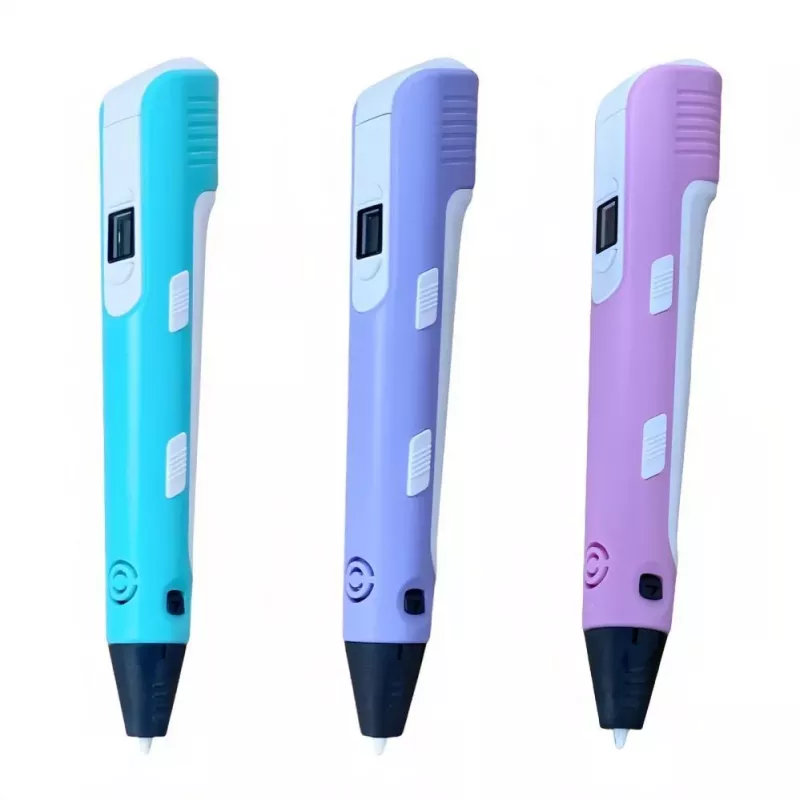 iLike 3D-Stift mit LCD-Display | Ultimativer mehrfarbiger 3D-Druckstift Grün