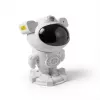 iLike Astronaut Smart LED Lampe mit Bluetooth-Lautsprecher, RGB Nachtlicht, Fernbedienung, 360° drehbarer Kopf Weiß