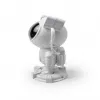 iLike Astronaut Smart LED Lampe mit Bluetooth-Lautsprecher, RGB Nachtlicht, Fernbedienung, 360° drehbarer Kopf Weiß
