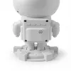 iLike Astronaut Smart LED Lampe mit Bluetooth-Lautsprecher, RGB Nachtlicht, Fernbedienung, 360° drehbarer Kopf Weiß