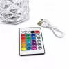 iLike Crystal Touch RGB LED Lampe mit Bluetooth-Lautsprecher, Ambient-Nachtlicht, Fernbedienung