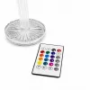 iLike Crystal Touch RGB LED Tischlampe mit Bluetooth-Lautsprecher, Ambient-Nachtlicht & Fernbedienung
