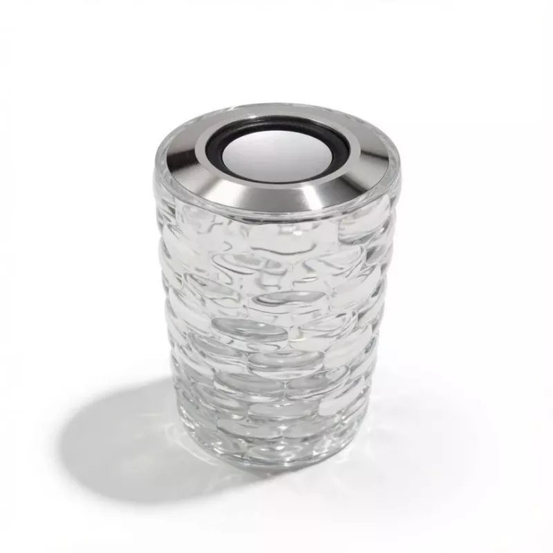 iLike Crystal Bubble Touch RGB LED Tischleuchte mit Bluetooth-Lautsprecher