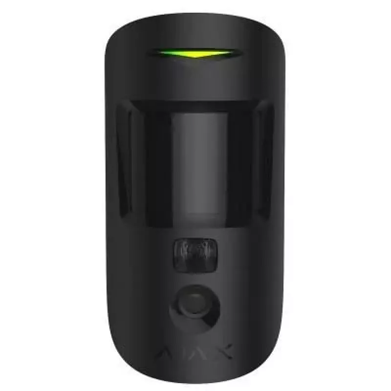 AJAX Wireless MotionCam Bewegungsmelder mit Kamera, Schwarz