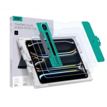 iLike ESR Tempered Glass Screen Protector für iPad Pro 11 Zoll 2024 - 2er-Pack Transparent