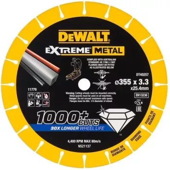 DEWALT DT40257-QZ Extreme Runtime Diamanttrennscheibe 125 mm