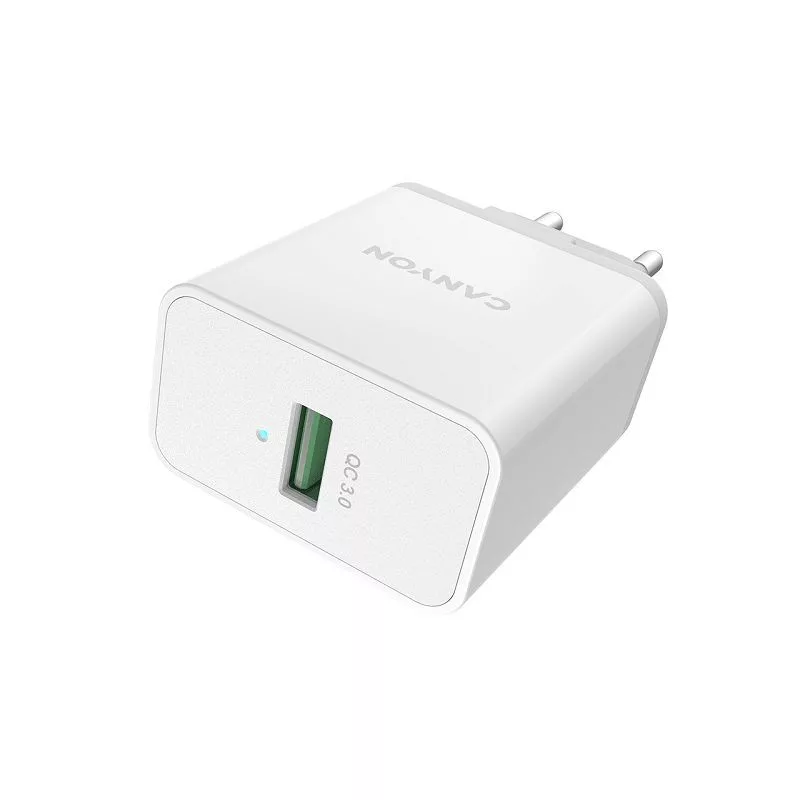 Canyon Wall Charger H-12 mit USB-A QC3.0 18W Weiß