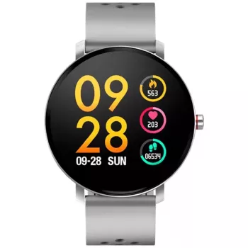 Denver SW-171 Grau Smartwatch mit 1,3-Zoll IPS-Touchdisplay, Herzfrequenzmesser, IP67, Bluetooth 5.0