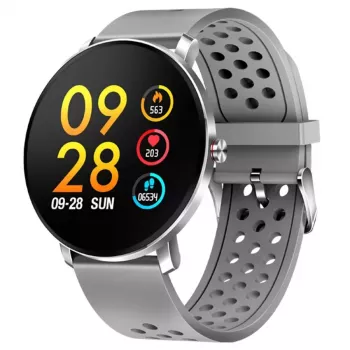 Denver SW-171 Grau Smartwatch mit 1,3-Zoll IPS-Touchdisplay, Herzfrequenzmesser, IP67, Bluetooth 5.0