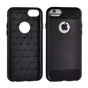 GreenGo Carbon Series Rückseitenabdeckung für Samsung Galaxy Note 8, Schwarz, TPU, matte Carbonfaser-Optik