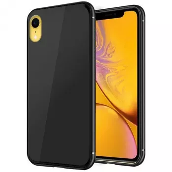 GreenGo Glass Case für Apple iPhone XR - Schwarz