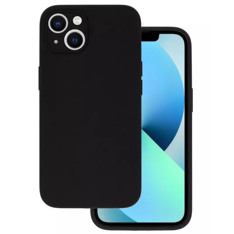 Vennus Samsung Galaxy A22 5G Silicone Lite Case Black