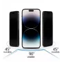 iLike Apple iPhone 15 Pro Max Tempered Privacy Glass Screen Protector Black