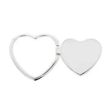 iLike RING LOVE Silver Phone Ring Holder - Herzform, 360° Drehung, 3M VHB Klebstoff