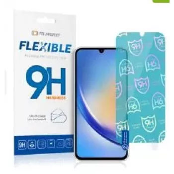 iLike Hybrid Glass Screen Protector für Samsung Galaxy A34 5G - Flexibel, 9H Härte, HD Clear