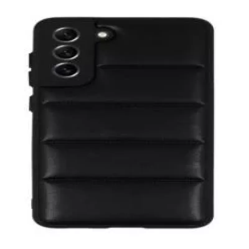 iLike Samsung Galaxy S21 FE Leder 3D Case Schwarz