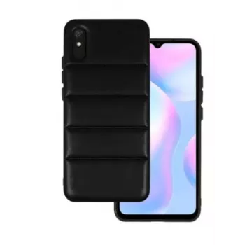 iLike Xiaomi Redmi 9A Leder 3D Case Schwarz