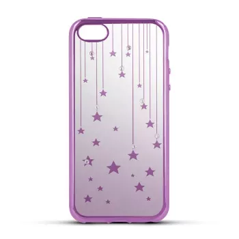 Beeyo Samsung Galaxy A3 (2017) A320 Stars TPU Back Cover - Transparent mit Sternen