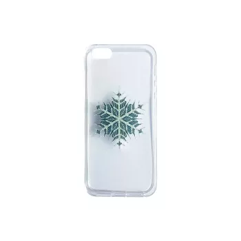 GreenGo Trendy Star Back Cover für Samsung Galaxy S8 G950 - Transparent mit Glitzer