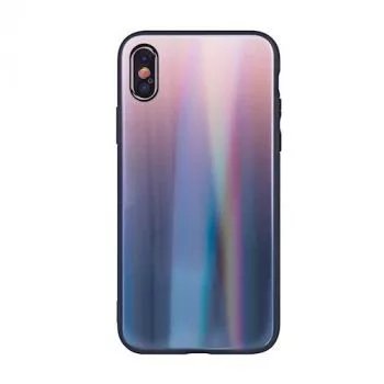 GreenGo Apple iPhone 7/8 Aurora Glass TPU Braun Schwarz