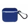 iLike Apple Hülle für AirPods 3 mit Karabinerhaken Blau