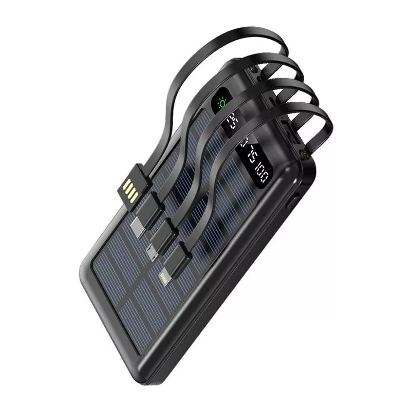 Setty Solar Power Bank SLR-100 10000 mAh Schwarz