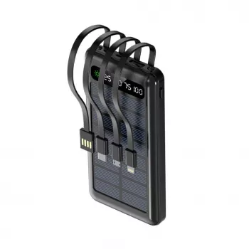 Setty Solar Power Bank SLR-100 10000 mAh Schwarz