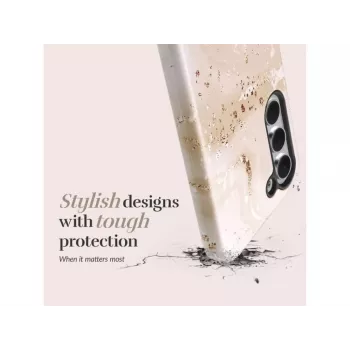 Mio Gold Marble Magsafe-kompatible Rückseitenhülle für Samsung Galaxy S25 5G