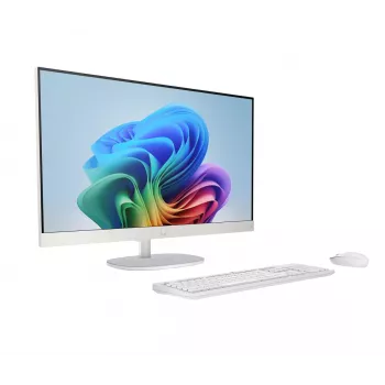 HP AiO 27-ct2004nw All-in-One PC, AMD Ryzen AI 5 330, 27 inch FHD IPS Anti-Glare, 16GB DDR5, 512GB SSD, AMD Radeon 820M, 1080p IR Webcam, Windows 11, Shell White/Light Gray, 2 Jahre Garantie