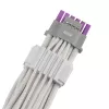 ASUS ROG EQUALIZER White Edition GPU-Stromkabel - 16-polig 12VHPWR auf 3x8-polig PCIe - 700mm Weiß