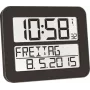 TFA TIMELINE MAX Digital-Funkwanduhr 60.4512.01 Schwarz