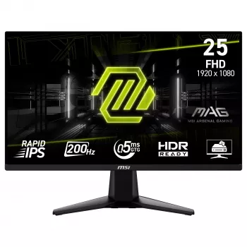 MSI Mag 255F E20 24.5 inch Full HD Rapid IPS 200Hz Gaming Monitor