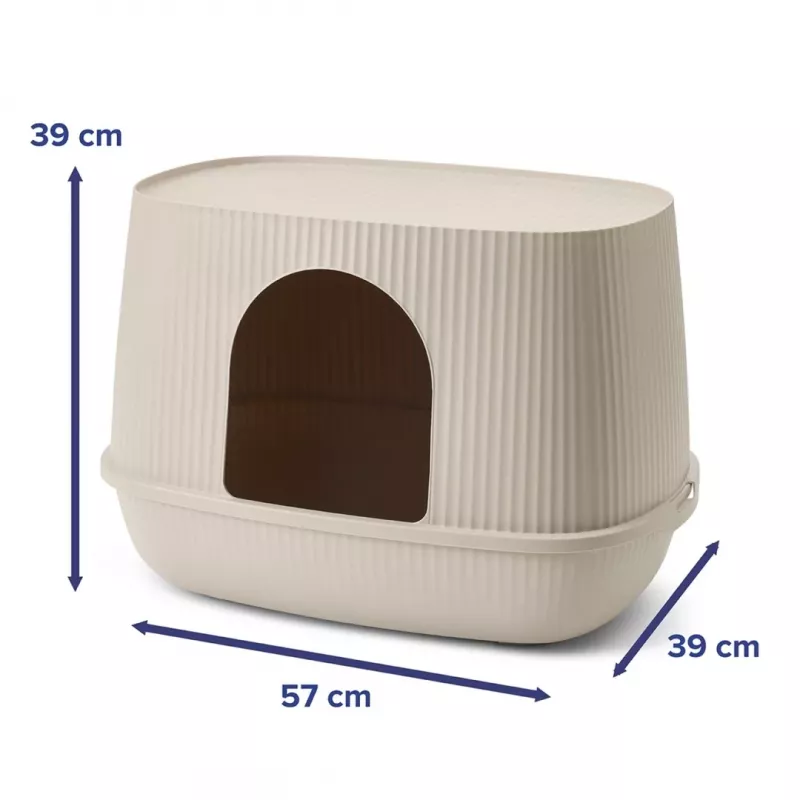 SAVIC Moona Katzenklo Mokka 57x39x39 cm