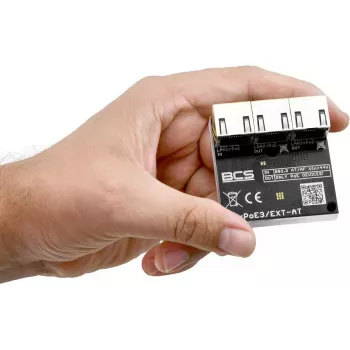 BCS BCS-xPoE3/EXT-AT 3-Port PoE+ Switch, 2x PoE+ 30W, 1x Uplink, 250m EXTEND, Metall