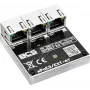 BCS BCS-xPoE3/EXT-AT 3-Port PoE+ Switch, 2x PoE+ 30W, 1x Uplink, 250m EXTEND, Metall