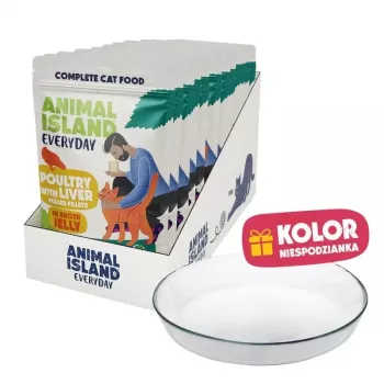 ANIMAL ISLAND NEW JELLY EVERYDAY 12x85g mit Fütterungsteller