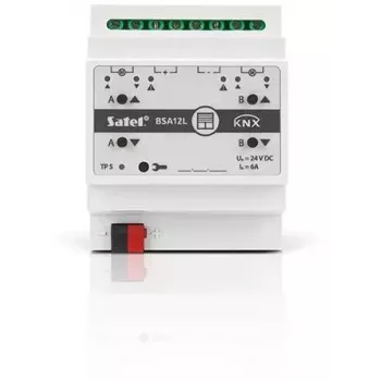 SATEL KNX 2-Kanal Jalousie-/Rollladenaktor 24V DC KNX-BSA12L