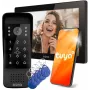 EURA VDP-86A3 10-Zoll schwarzes Video-Türsprechmonitor mit Tuya Smart App