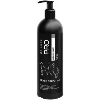 DR LUCY PRO EASY BRUSH OIL 0.5 L - Entwirrendes & pflegendes Ausspülöl für Hunde