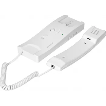 ORNO OR-DOM-BA-935ZD/W 2-Draht Audio-Türsprechanlagen-Set für Einfamilienhaus, Weiß