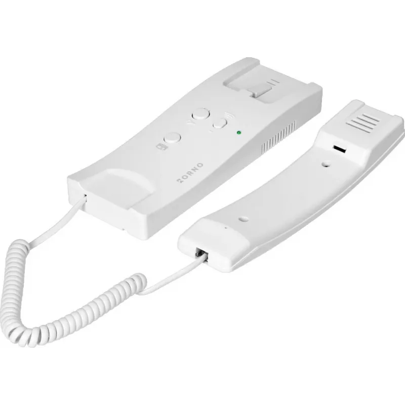 ORNO OR-DOM-BA-935ZD/W 2-Draht Audio-Türsprechanlagen-Set für Einfamilienhaus, Weiß