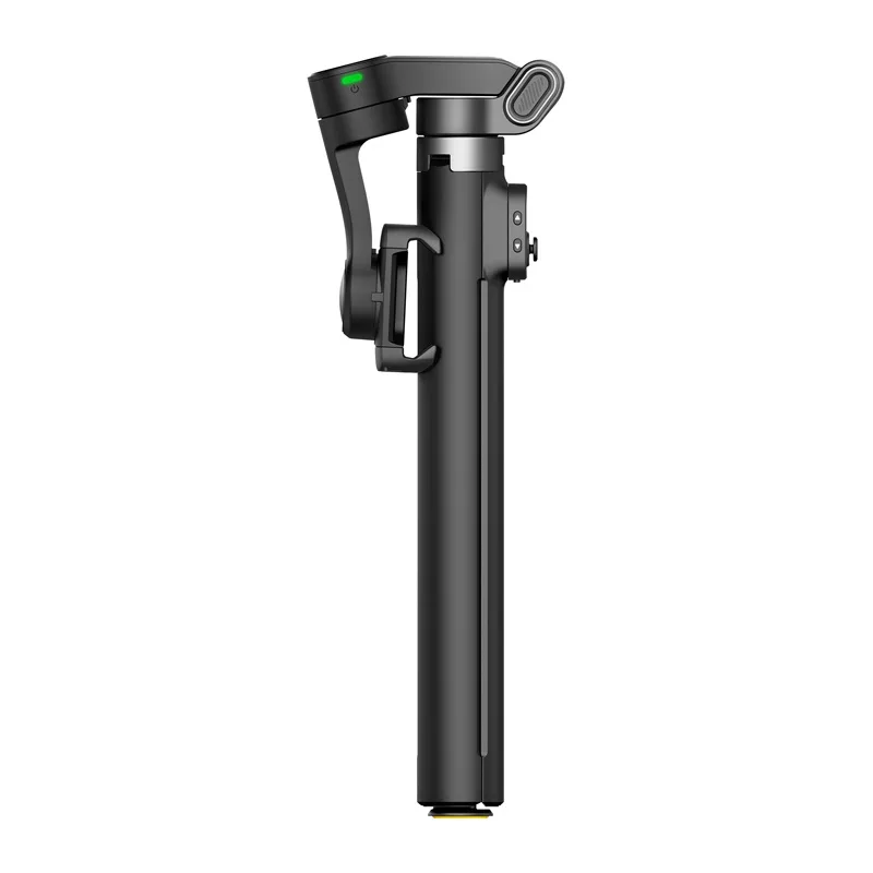 AOCHUAN Smart V3 Smartphone Gimbal mit AI-Tracking, Fülllicht, Fernbedienung, Stativ, Selfie-Stick, Schwarz