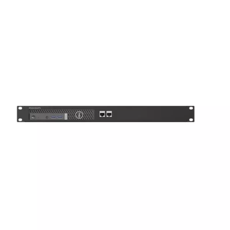 Rackmount.IT Kit für Dell OptiPlex MFF - 1U 19-Zoll Rackmontagehalterung, Schwarz