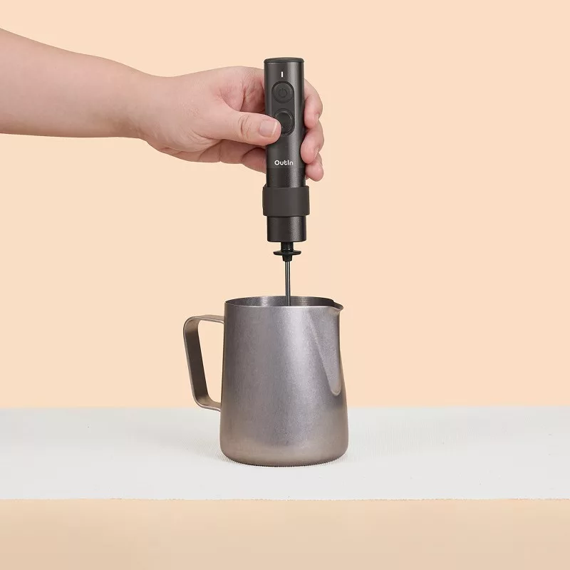 OutIn LattoGo Tragbare Espressomaschine Braun