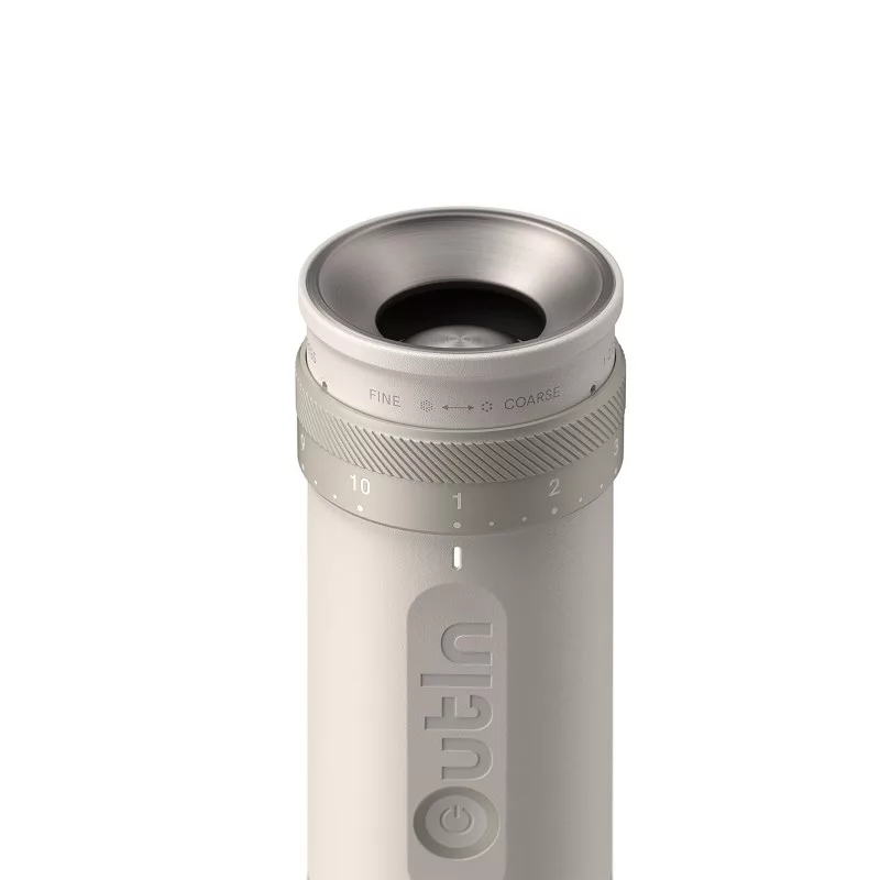 OutIn Fino Weiße konische Mahlwerk-Kaffeemühle