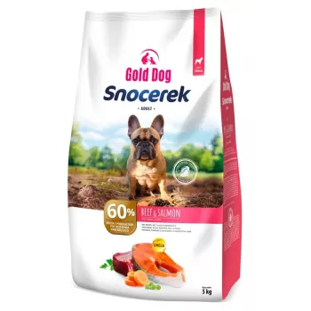 GDD Gold Dog Snocerek Small Breeds Beef & Salmon Trockenfutter für Hunde 5kg
