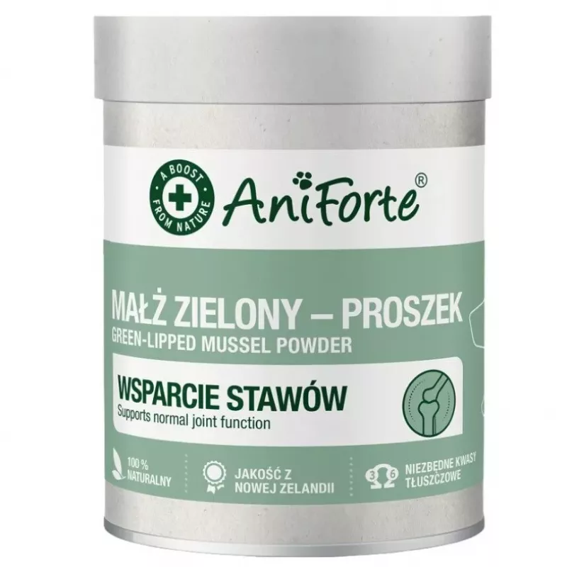 ANF ANIFORTE Green Lipped Mussel Pulver für Hunde und Katzen - 100g