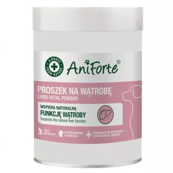 AniForte Liver Vital Pulver für Hunde - Leberunterstützung - 100g