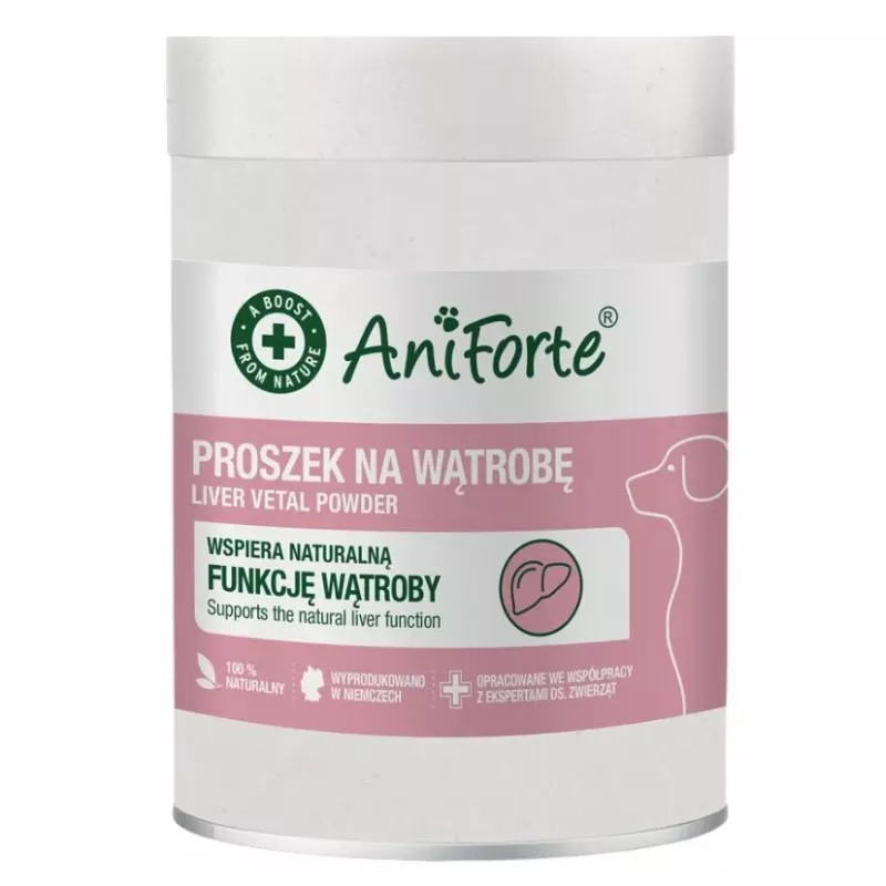 AniForte Liver Vital Pulver für Hunde - Leberunterstützung - 100g